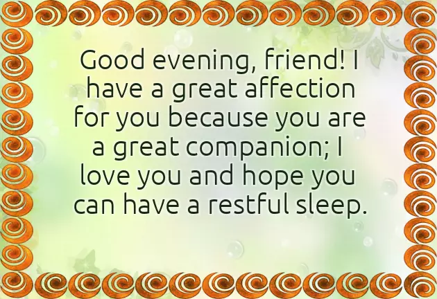 Night Message For Friend