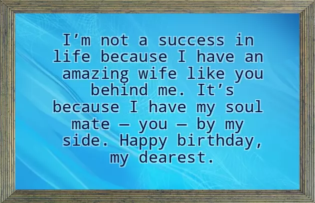Happy Birthday My Lovely Wife Status