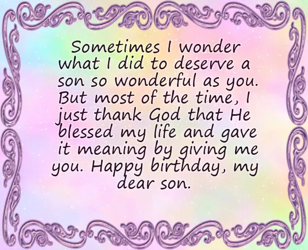 Funny Birthday Quotes For My Son