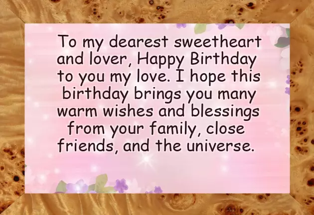 Birthday Letter For Him