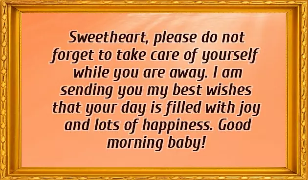 Good Morning Message To My Love Of My Life