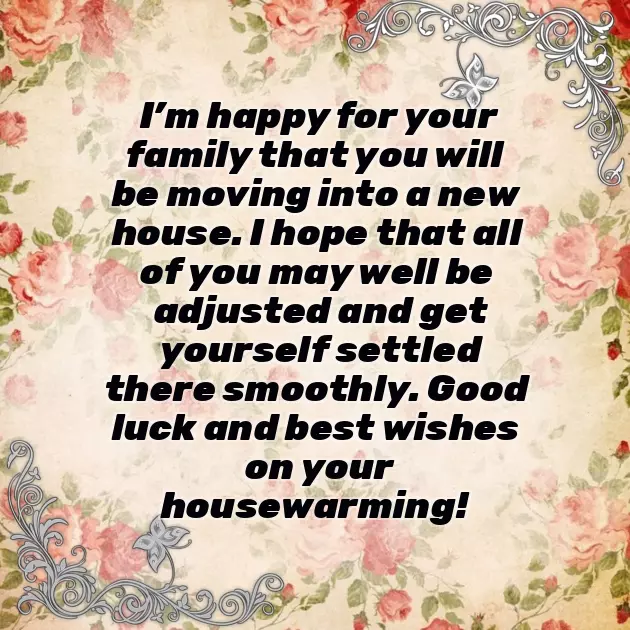 Best Wishes In Your New Home Best Wishes In Your New Home