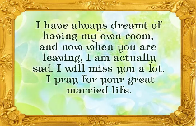 Happy Married Life Wishes For Sister