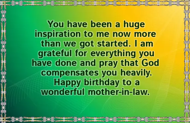 Birthday Greetings To Mother In Law