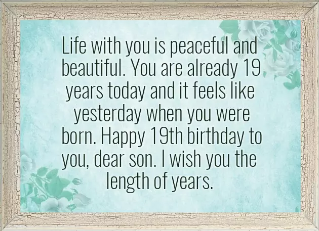 Happy 19Th Birthday To My Son Happy 19Th Birthday To My Son