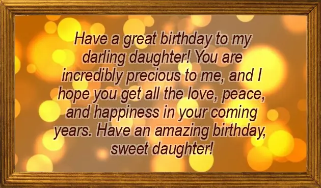 Heart Touching Birthday Wishes For Daughter From Mother