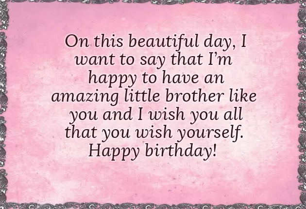 Happy Birthday Lovely Brother