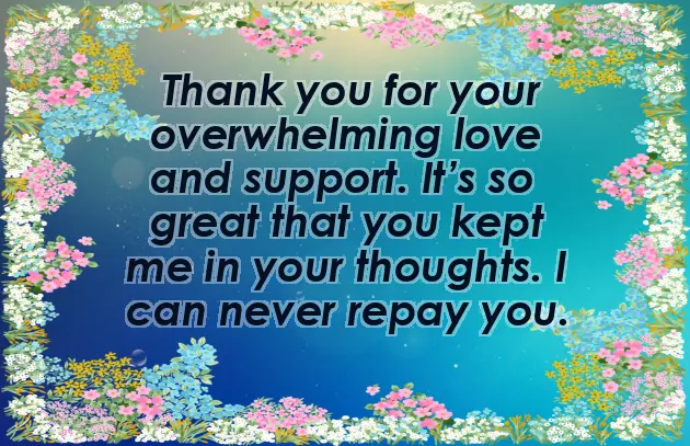 Well Wishes Thank You