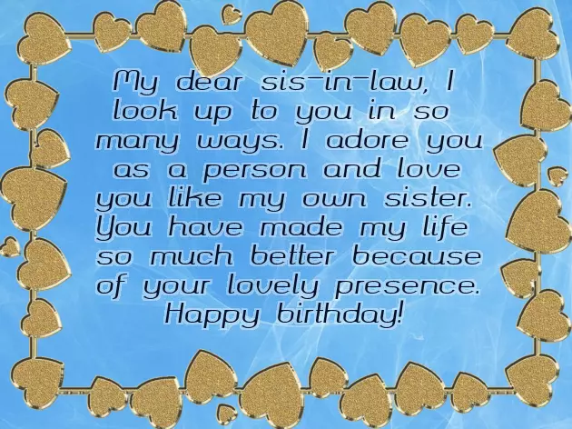 Wishing Your Sister In Law A Happy Birthday Wishing Your Sister In Law A Happy Birthday