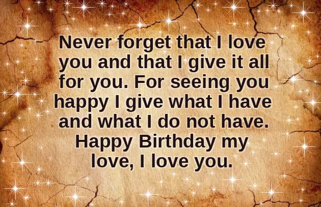 Birthday Wishes Letter For Girlfriend