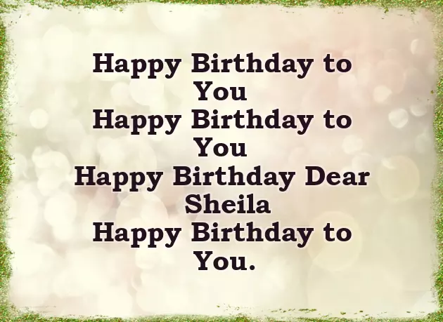Happy Birthday Sheila Funny Happy Birthday Sheila Funny