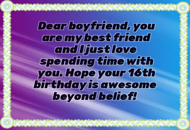 Sweet Words For Boyfriend Birthday