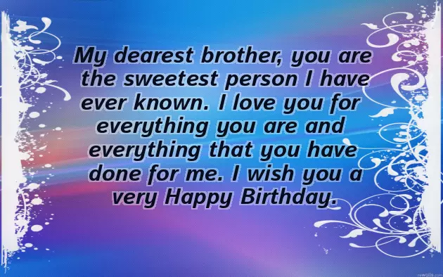 Birthday Blessings For Younger Brother