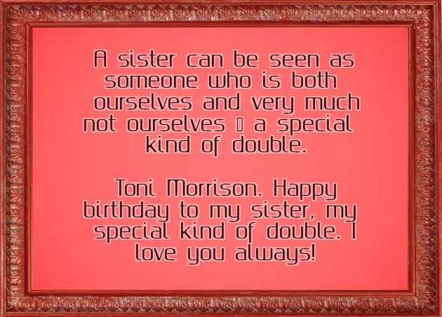 Birthday Wishes For Favourite Sister