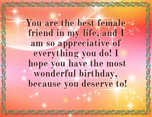 Girl Best Friend Happy Birthday Wishes Girl Best Friend Happy Birthday Wishes