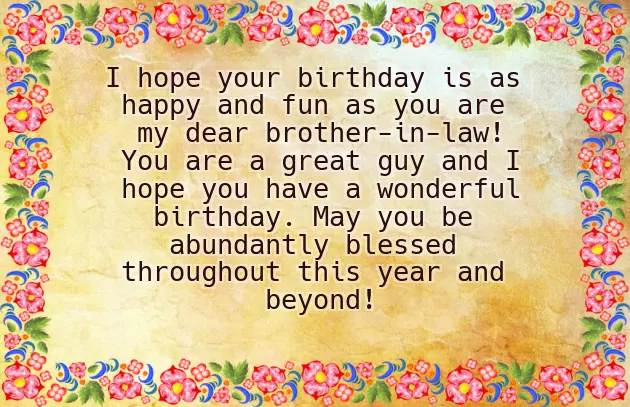 Birthday Wishes To Dear Brother