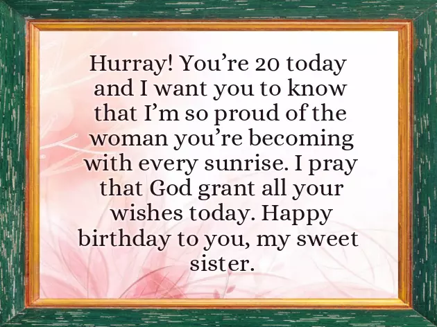 20 Year Old Son Birthday Wishes