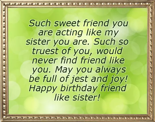 Happy Birthday To My Friend Sister Happy Birthday To My Friend Sister