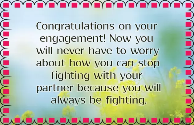 Friend Engagement Wishes Quotes