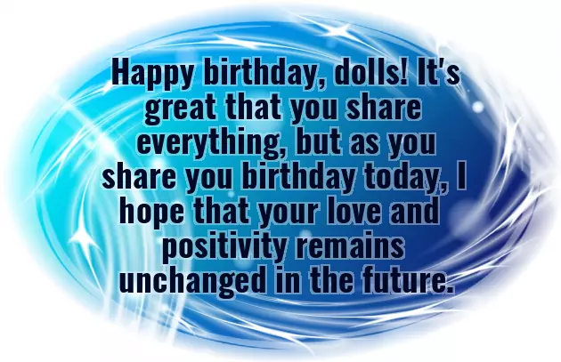 Birthday Wishes For Twins Brother And Sister