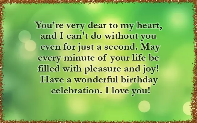 Birthday Wishes For A Male Lover