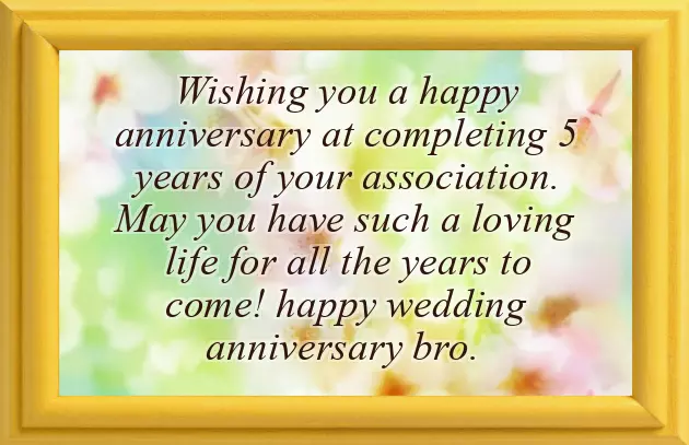 Happy Marriage Anniversary Wishes For Brother And Bhabhi