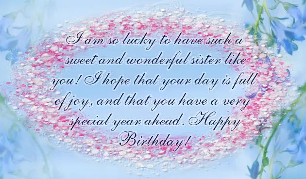 Happy Birthday Sister Greetings Happy Birthday Sister Greetings