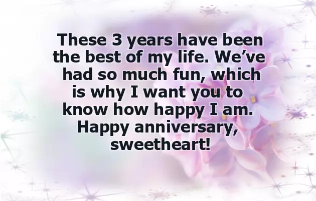 3 Years Of Togetherness Quotes