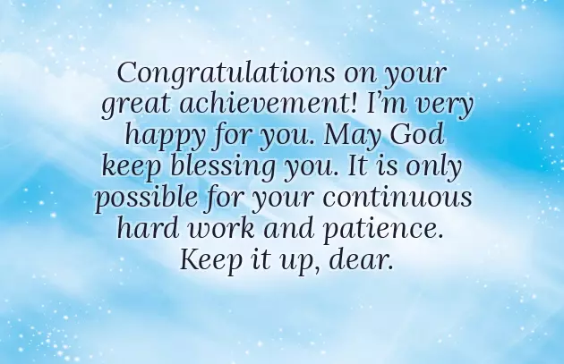 Congratulations On Good Grades