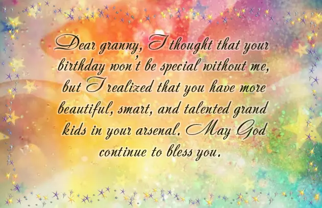 Congratulations Grandmother