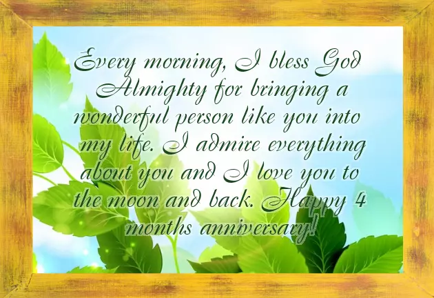 4 Month Anniversary Quotes