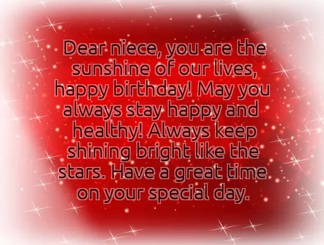 Words For My Niece On Her Birthday