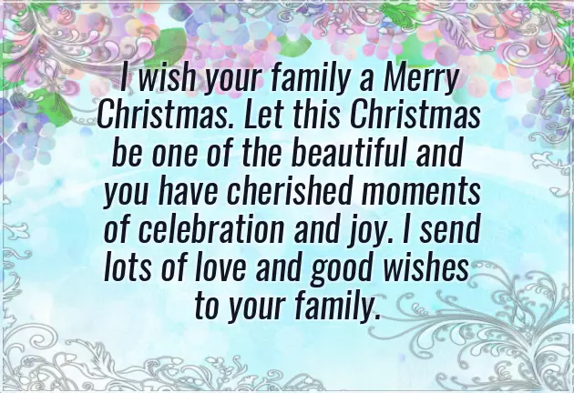 Christmas Family Wishes