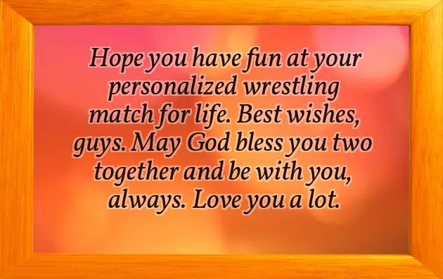 Early Wedding Wishes