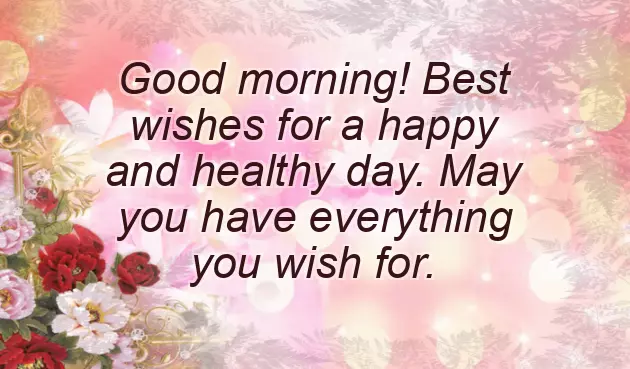 Good Morning Wishes Tuesday