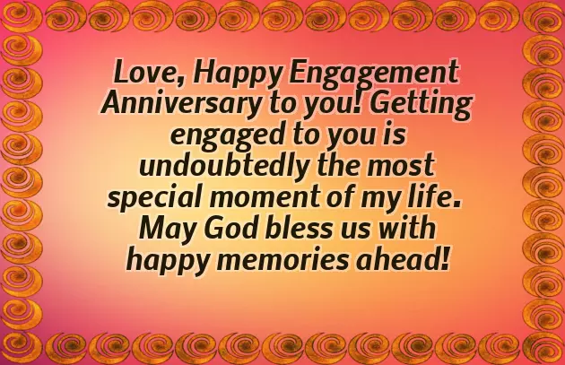 Engagement Anniversary Wishes For Sister