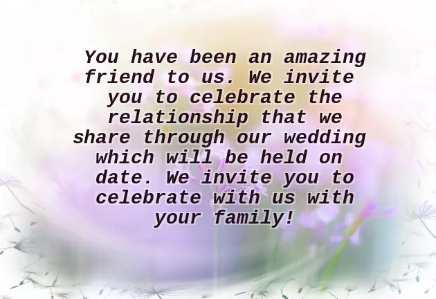 Sister Marriage Invitation Quotes