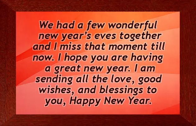 Happy New Year Wishes For Girlfriend
