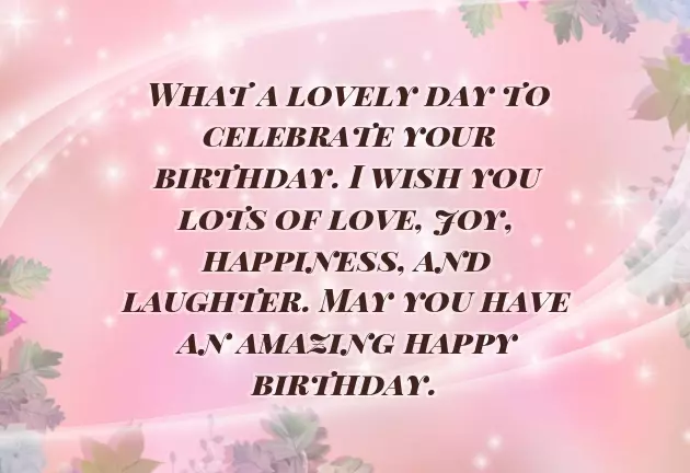 Happy Birthday For A Female Friend