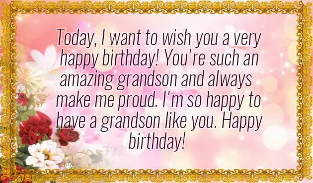 Grandson 14Th Birthday Wishes Grandson 14Th Birthday Wishes