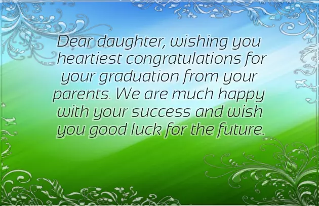 College Graduation Message To Daughter