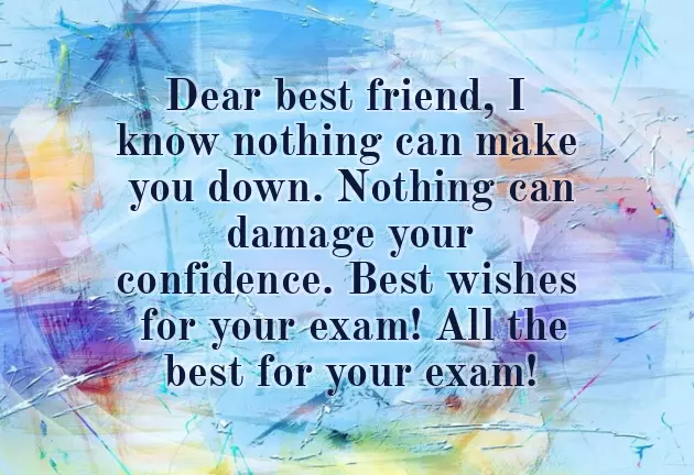 Best Of Luck Message For Exam
