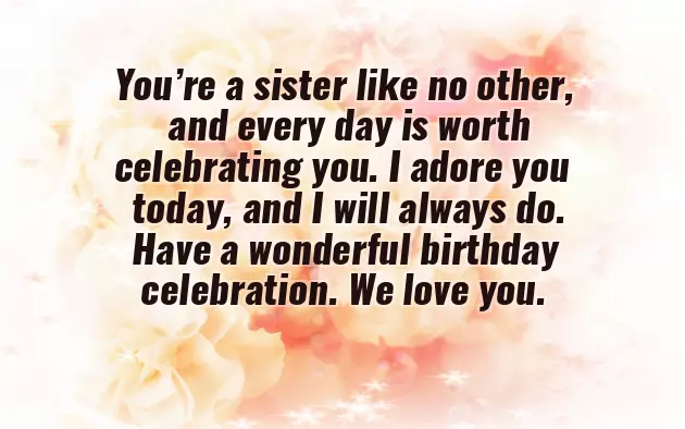 World Best Sister Birthday Wishes World Best Sister Birthday Wishes