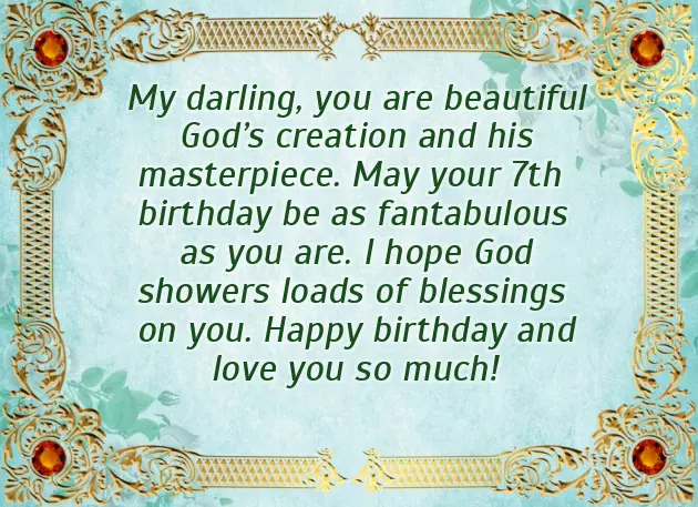 Happy Birthday Boy 7 Years Old