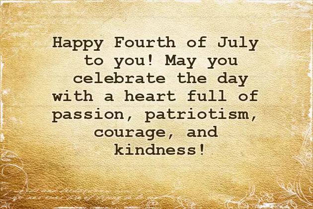 Fourth Of July Wishes