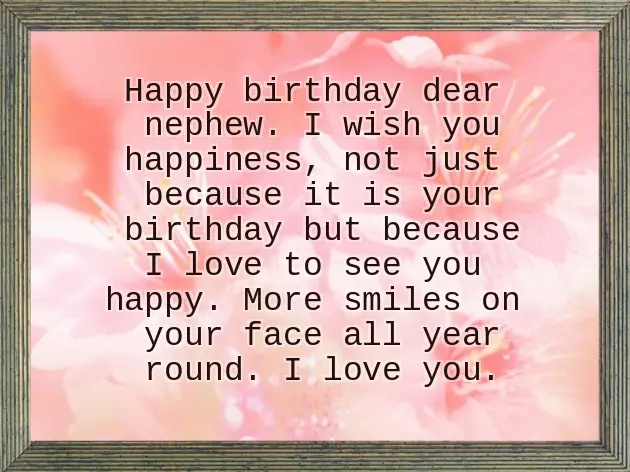 Inspirational Birthday Quotes For Nephew