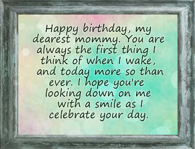 Birthday Wishes For Mom In Heaven