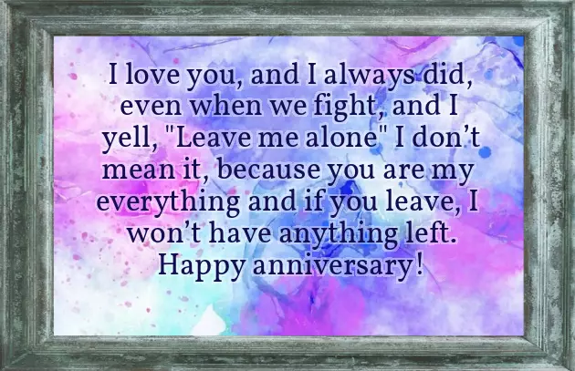 Wedding Anniversary Lines