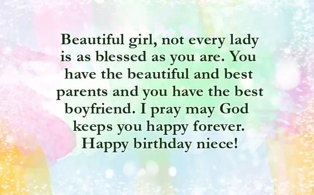 Happy Birthday To My Cute Niece Happy Birthday To My Cute Niece