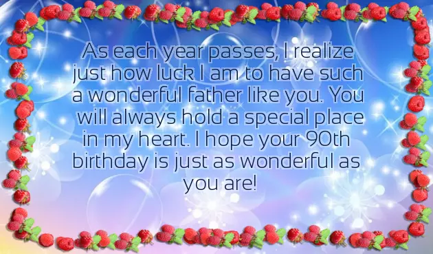 Wishes For Father On His Birthday
